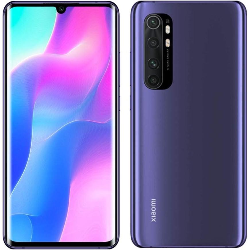 Xiaomi Mi Note 10 Lite (64 GB, Nebula Purple, 6.47", Dual SIM, 4G), Smartphone, Violett