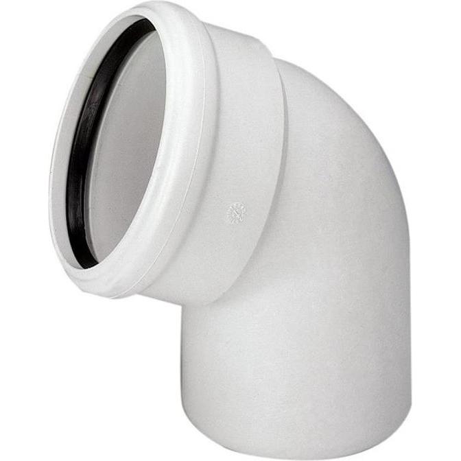 Thumbnail - Magnaplast, Zubehör Sanitärinstallation, Skolan støjdaempende bøjning 110mm 87 grader