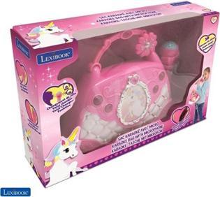 Image du produit Lexibook Enceinte karaoké et musicale licorne au design de sac à main, microphone, changeur de voix, câble