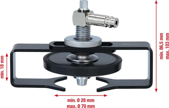 Actual product image KS Tools Universal-Entlüfterstutzen-Adapter