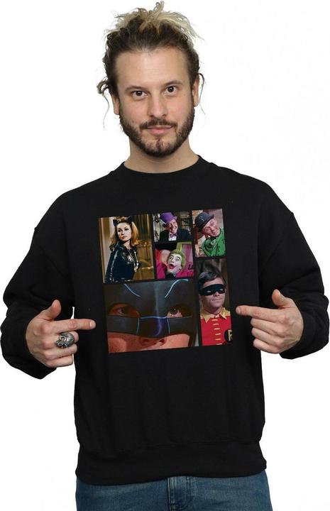 Image du produit Mens Batman TV Series Class Photo Cotton Sweatshirt (XL)