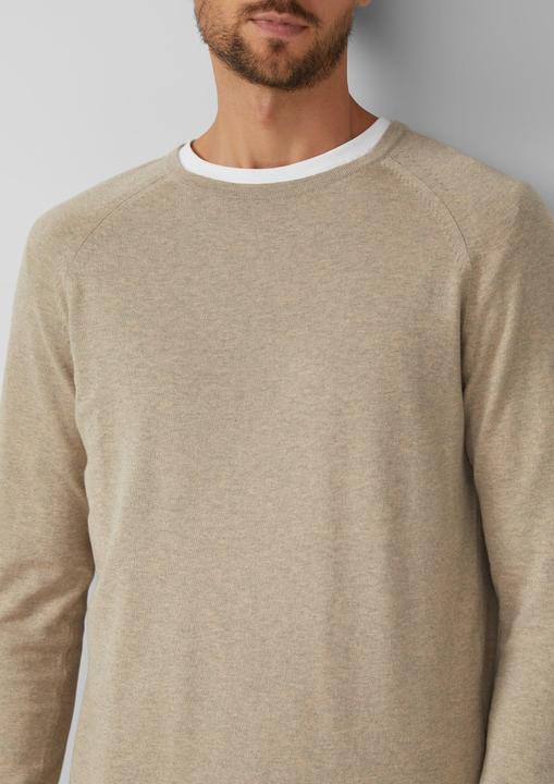 Produktbild s.Oliver Strickpullover Raglanpullover aus reiner Baumwolle (S)