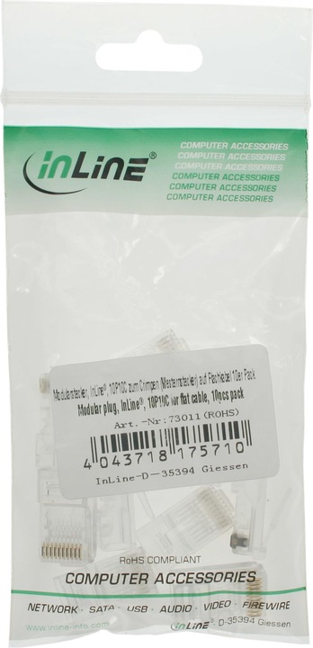 Produktbild InLine Modularstecker (Netzwerkkabel Stecker)