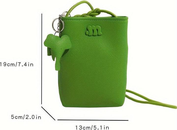 Immagine prodotto Only-Bags.Store Mini borsa a tracolla carina, borsa mobile a forma di elefante, borsa a tracolla a secchiello alla
