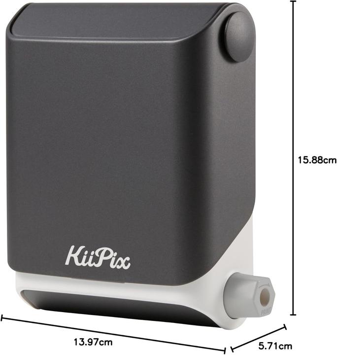 Produktbild KiiPix Jet Black Mobiler Fotodrucker (Laser, Farbe)