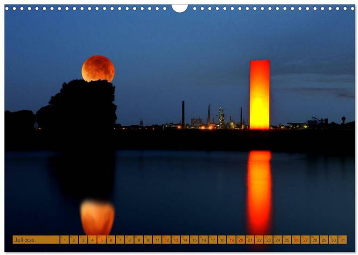 Image du produit RUHRPOTT LICHTER (Wandkalender 2025 DIN A3 quer), Monatskalender (A3)