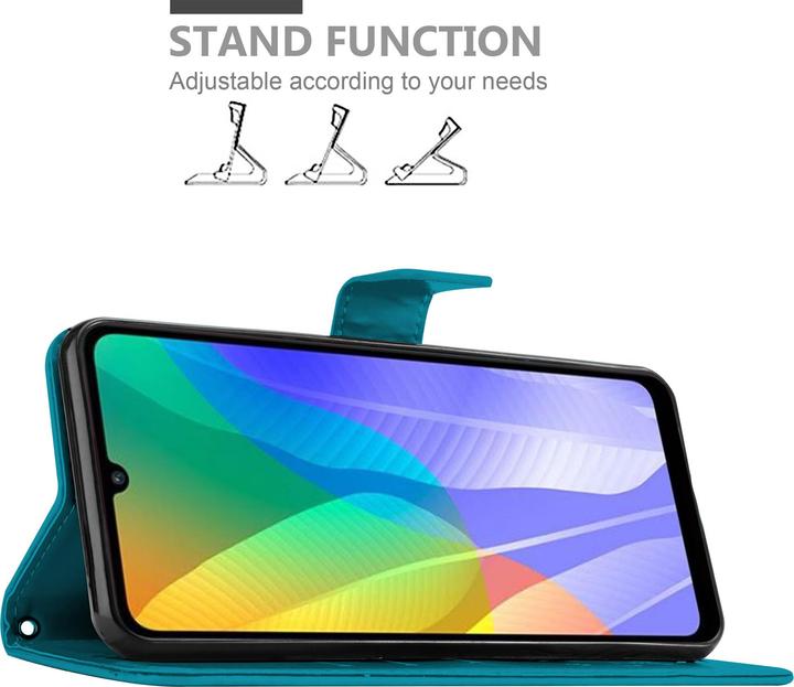 Produktbild Cadorabo Flower Book Cover (Huawei Y6p)
