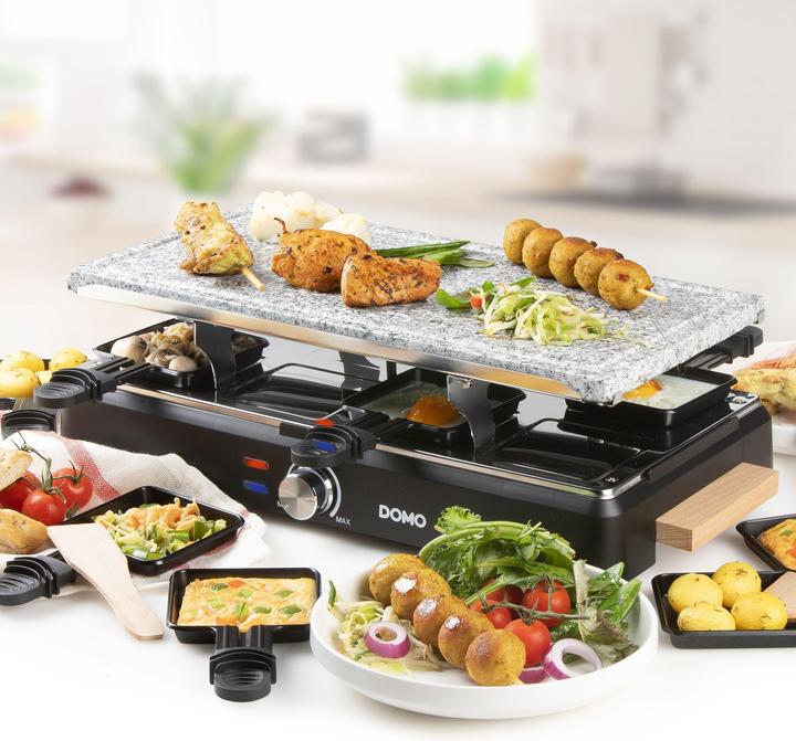 Actual product image Domo Steengrill-grill-raclette DO9262G gourmetstel