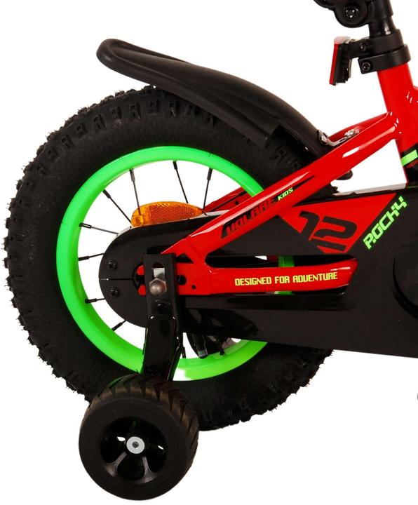 Produktbild Volare Rocky Kinderfahrrad - Jungen - 12 Zoll - Rot (12")