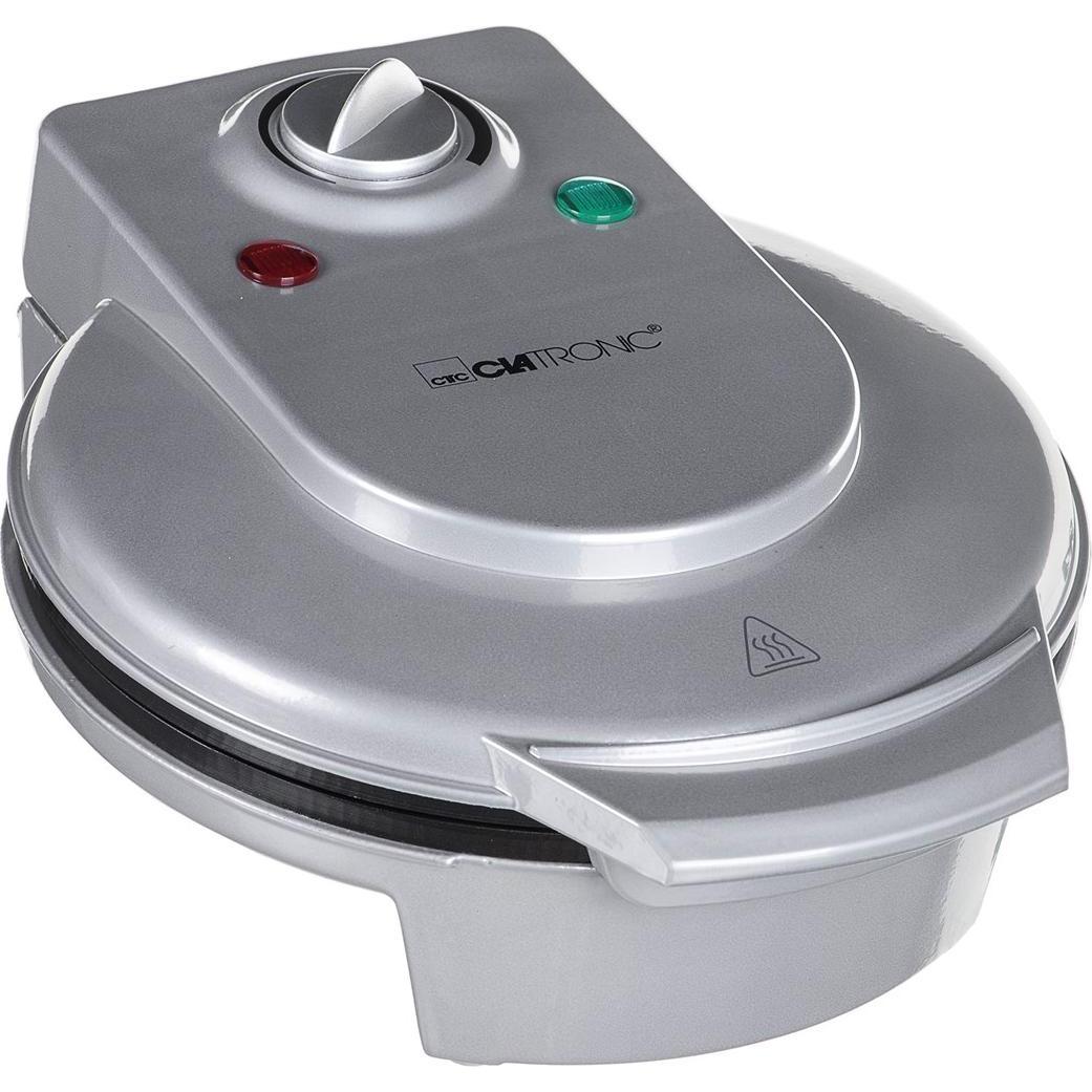 Clatronic HA 3494 Hörncheneisen, Waffeleisen, Silber