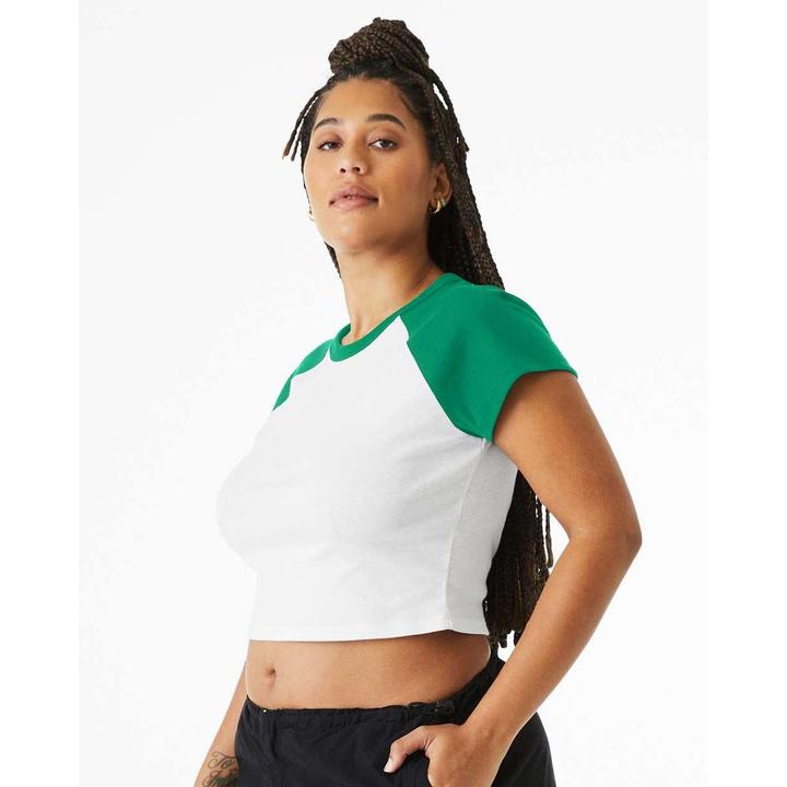 Produktbild Bella Canvas Micro Rib Raglan Baby Tee (XL)