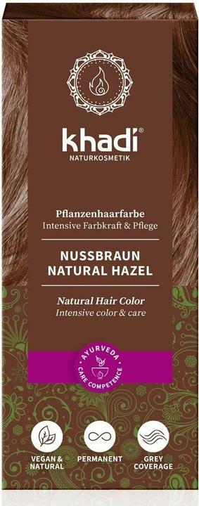 Actual product image Khadi Plant Hair Color (Nut brown)