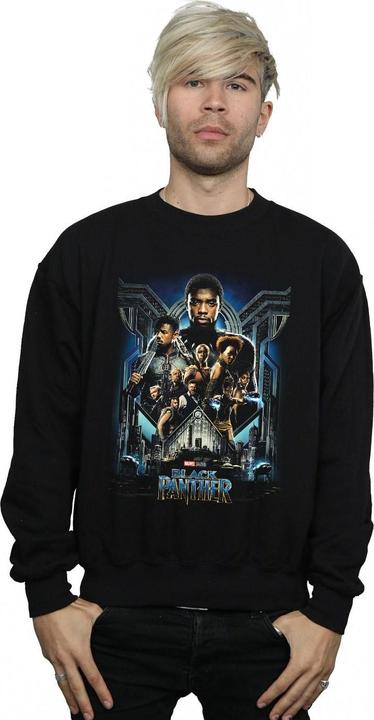 Produktbild Black Panther Film Poster Baumwolle Sweatshirt (M)