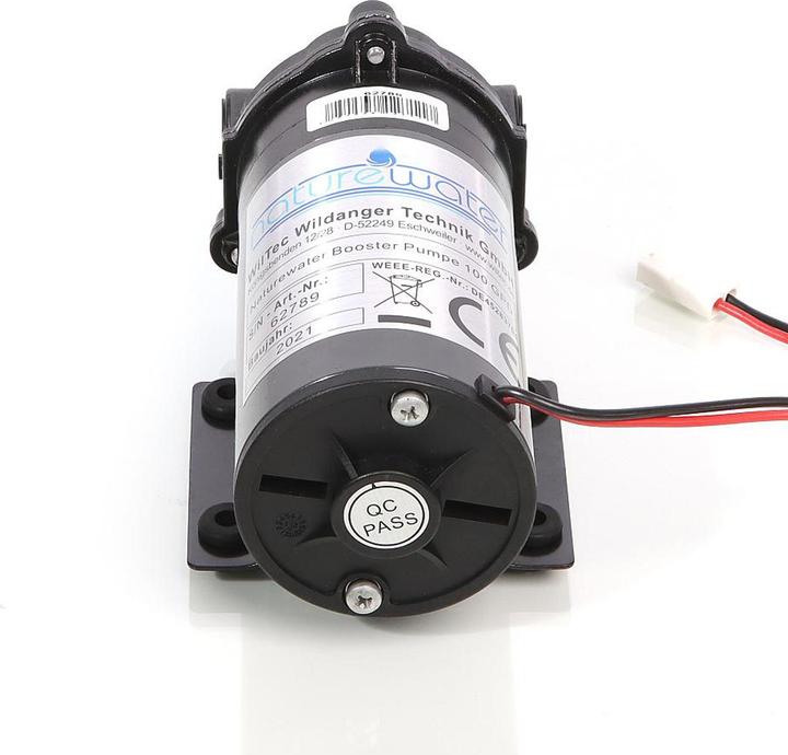 Produktbild Naturewater Druckerhöhungspumpe 100 GPD (350 l) Booster Pumpe 35W Umkehrosmose (Boosterpumpe)