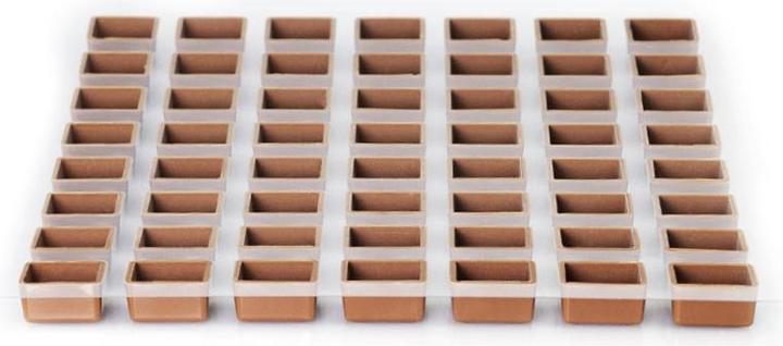 Produktbild miniSchoggi Pralinenschale Carré, Milch 56 Stück (63 x)