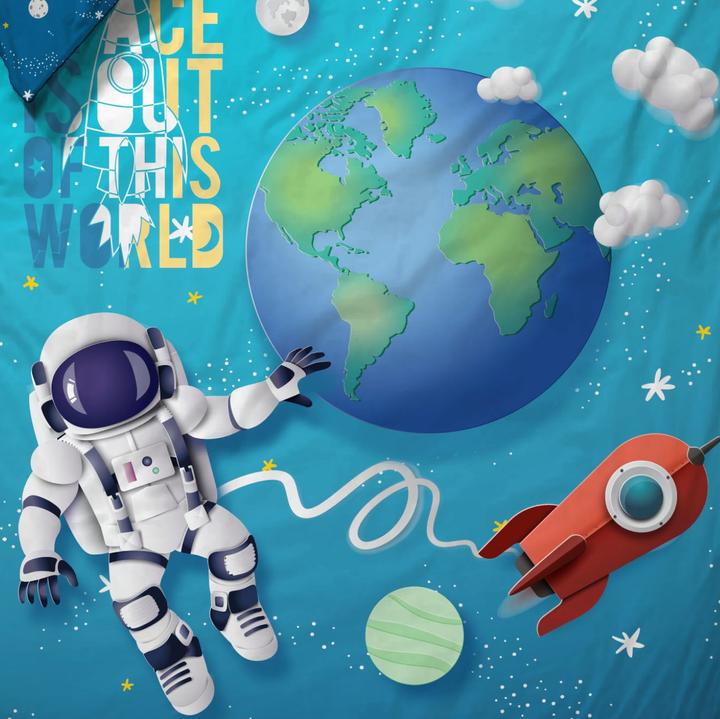 Produktbild Cotton Box Little Astronaut (160 x 210 cm, 50 x 70 cm)