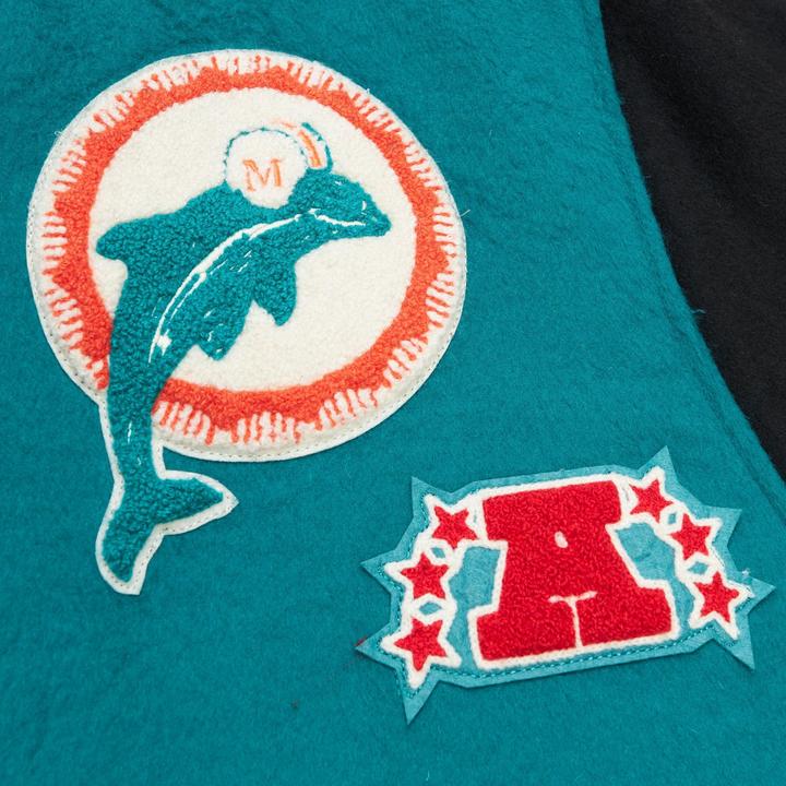 Immagine prodotto Mitchell & Ness M&N Legacy Varsity Wool Veste - NFL Miami Dolphins (S)