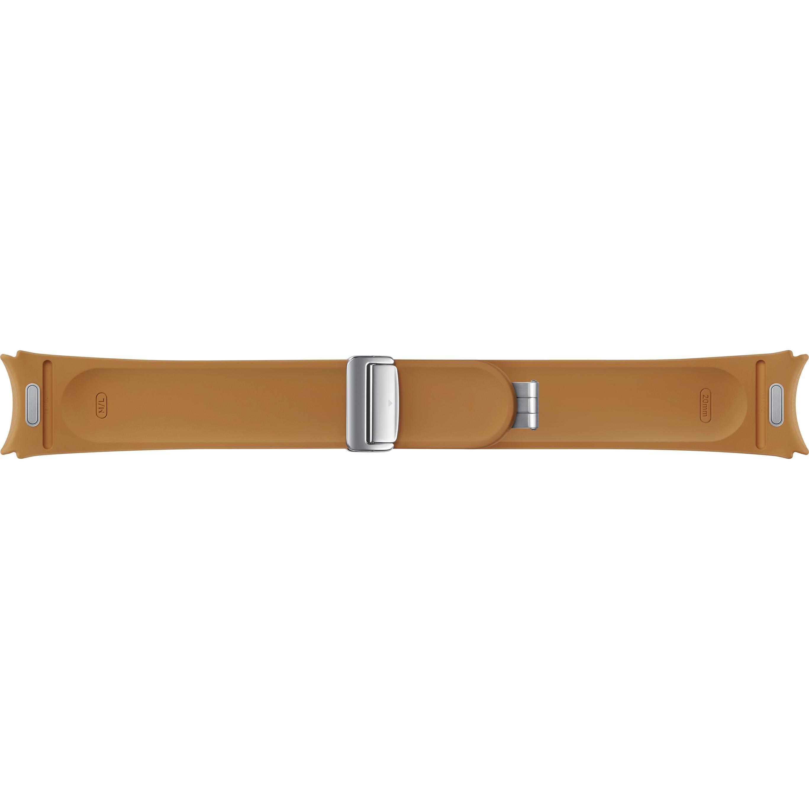 Samsung D-Buckle Hybrid Eco Leather Strap (20 mm, Eco-Composite, Kunstleder, Galaxy Watch6, Galaxy Watch6 Classic), Uhre...