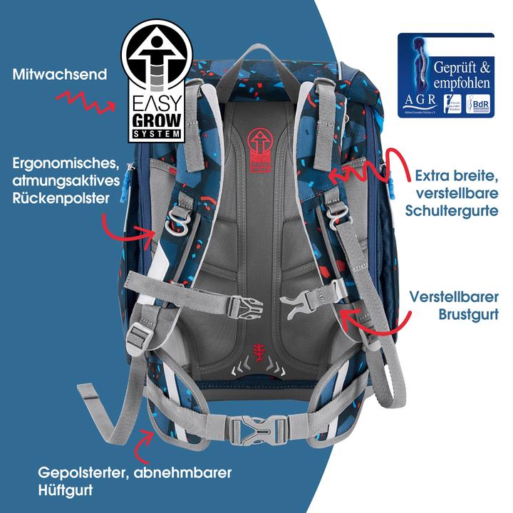 Produktbild Step by Step Schulranzen-Set 2IN1 PLUS „Tractor Freddy“, 9-tlg.