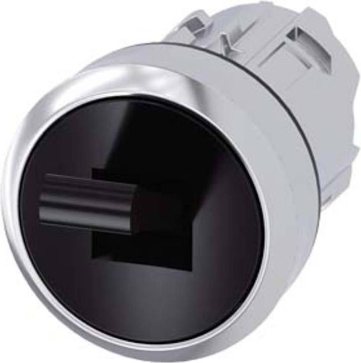 Actual product image Siemens Selector switch 2step toggle lever rectangular 3SU1050-3EC10-0AA0