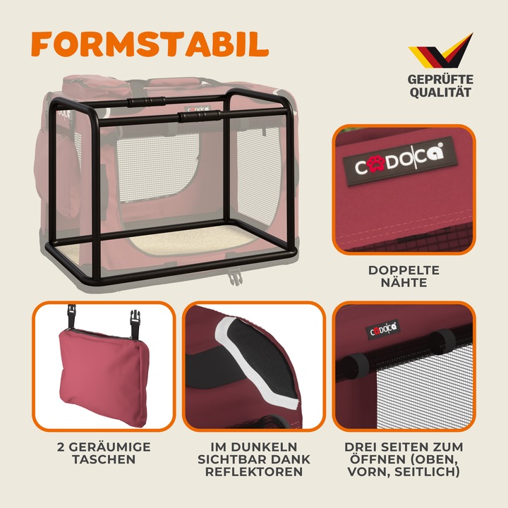 Image du produit Cadoca Caisse de transport S (Chien, Pliable)