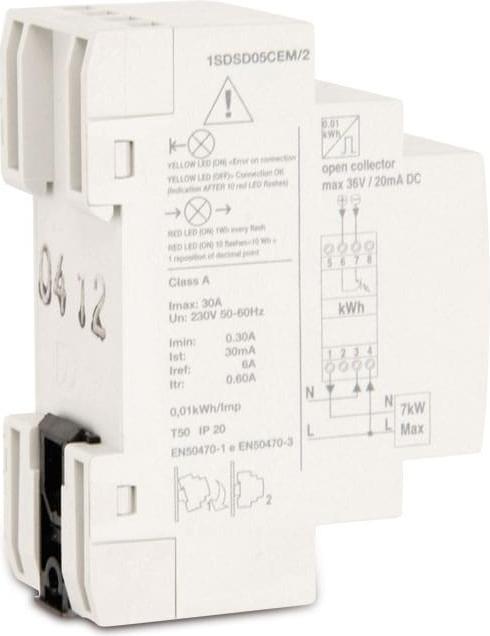 Actual product image Perry AC meter 1SDSD05CEM/2 2 TE, 230V, 5(30A), SO-output