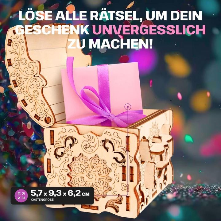 Immagine prodotto Escape Welt Scatola segreta ""Tesoro"" - Kit scatola puzzle (Tedesco)
