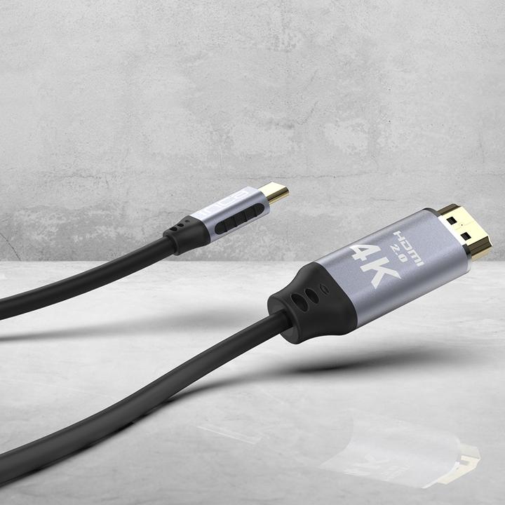 Actual product image Inca USB cable ITCH-02TX Type C > HDMI, 1.4, 4K30Hz, 2m retail (2 m)