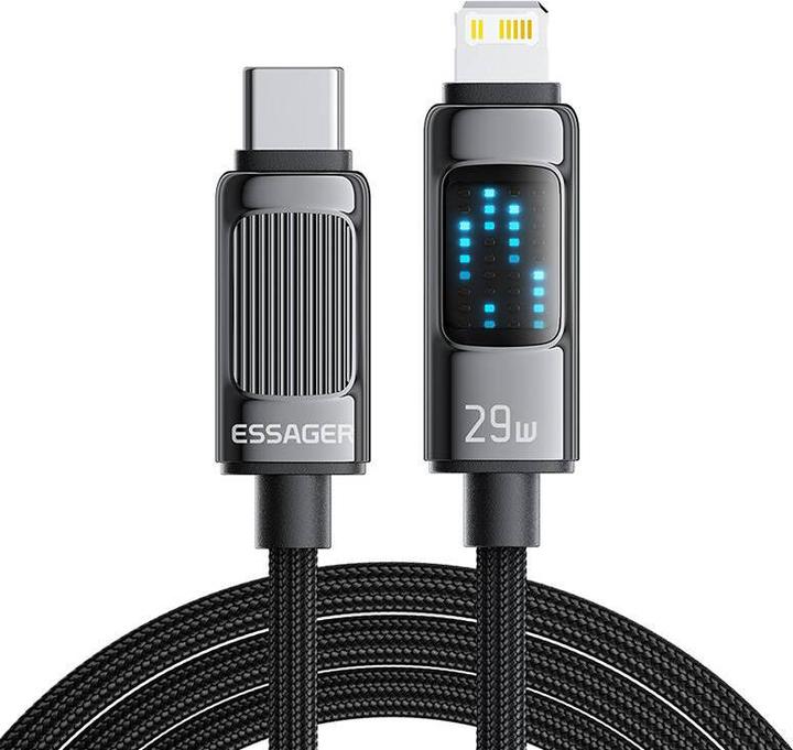 Actual product image Essager Cable USB EXCTL-LG0A-P USB-C do lightning 29W 1m (1 m, 29 W)