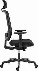 Produktbild Powerton ERGO LUCIE Ergonomischer Bürostuhl, Schwarz