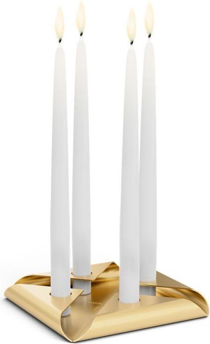 Actual product image Höfats SQUARE CANDLE gold, VE 4