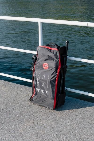 Produktbild Pure Pure2improve Stand-Up Paddle Board 4Fun Basic 320 (weiss/rot/grau, 320cm × 76cm × 15cm, 10.6kg)