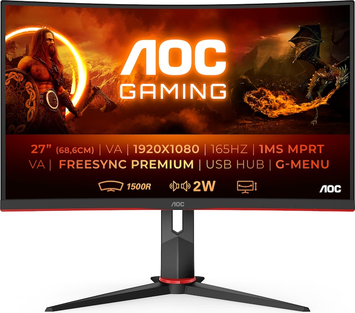 AOC C27G2U/BK (1920 x 1080 pixels, 27")