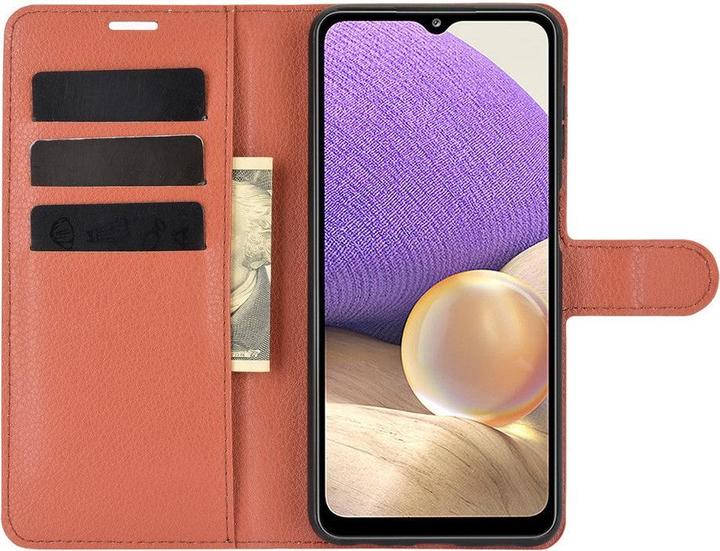 Produktbild Cover-Discount Galaxy A32 5G - Leder Etui Hülle braun (Samsung Galaxy A32 5G)