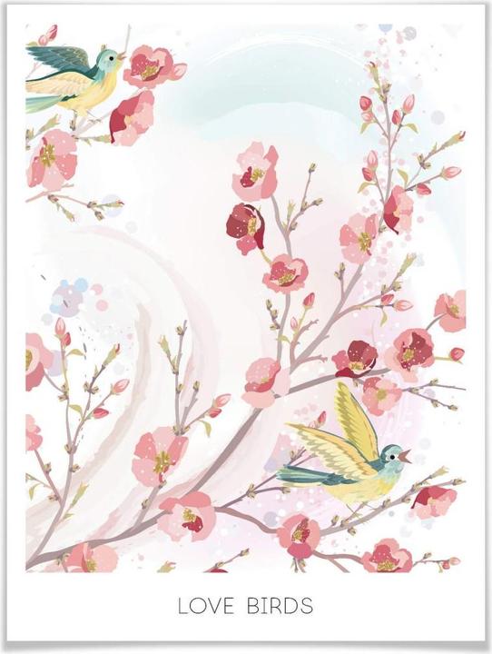Produktbild Trenddeko Love Birds (50 x 60 cm)