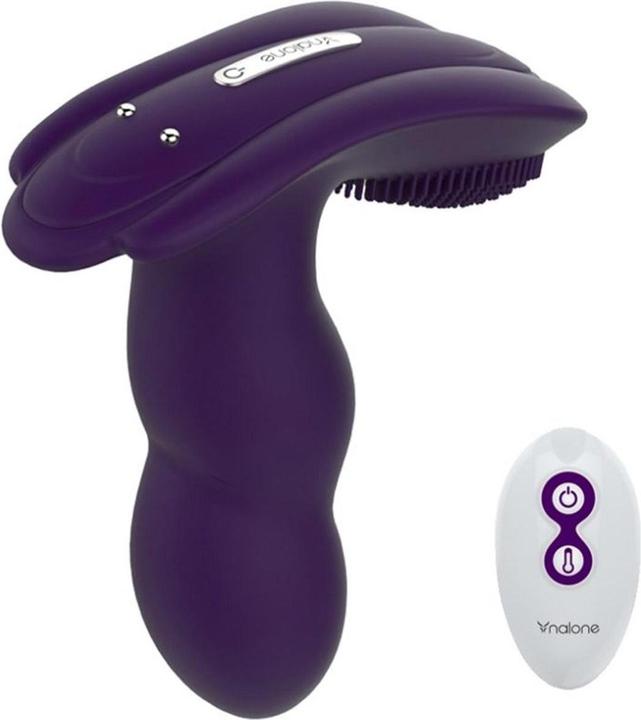 Actual product image Nalone Anal vibrator "Loli" with remote control and stimulating nubs