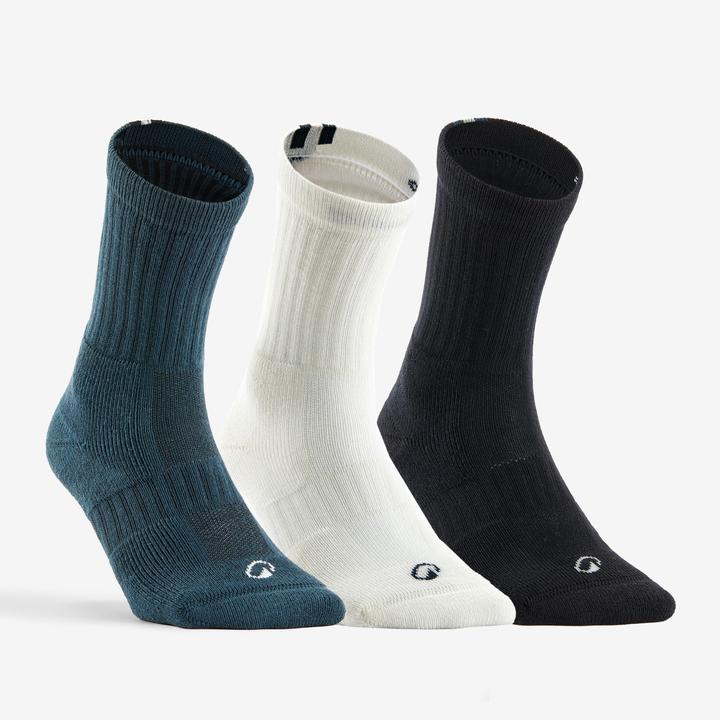 Produktbild Artengo Tennissocken RS500 High 3er Pack blau/weiss/grün Decathlon (35 - 38)
