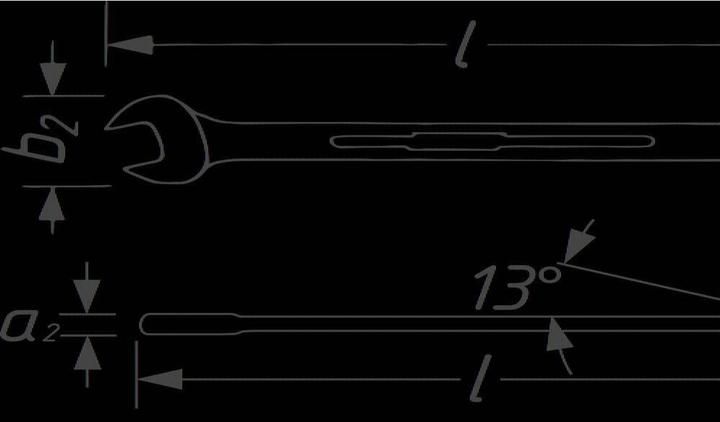 Produktbild HAZET Knarren Ring-Maulschlüssel 606-16 ∙ Aussen Doppel-Sechskant-Tractionsprofil ∙ 16 mm (16 mm)