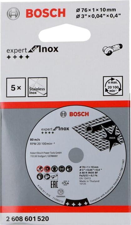 Immagine prodotto Bosch Professional Set di dischi da taglio