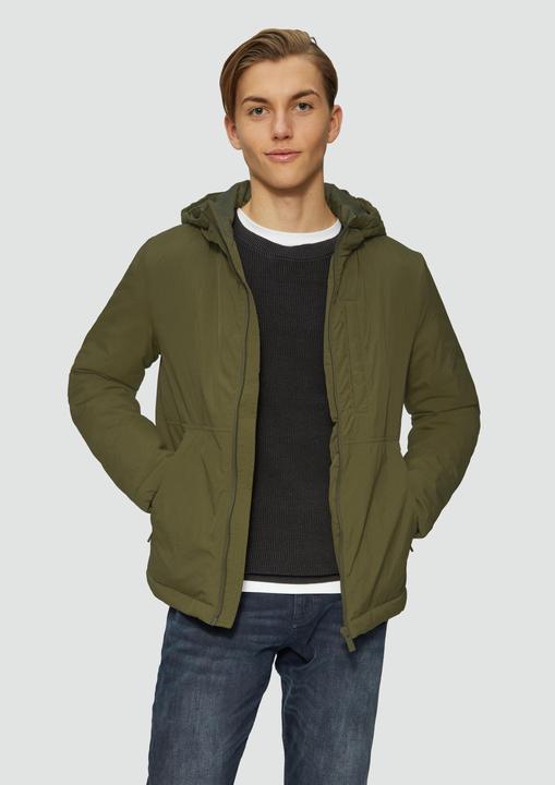 Immagine prodotto S.Oliver Outdoor-Jacke Wattierte Übergangsjacke mit Kapuze (L)