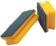 Produktbild Multi Skuresvamp Nylon Gul/Grøn,10 stk/pk (10 Stk.)