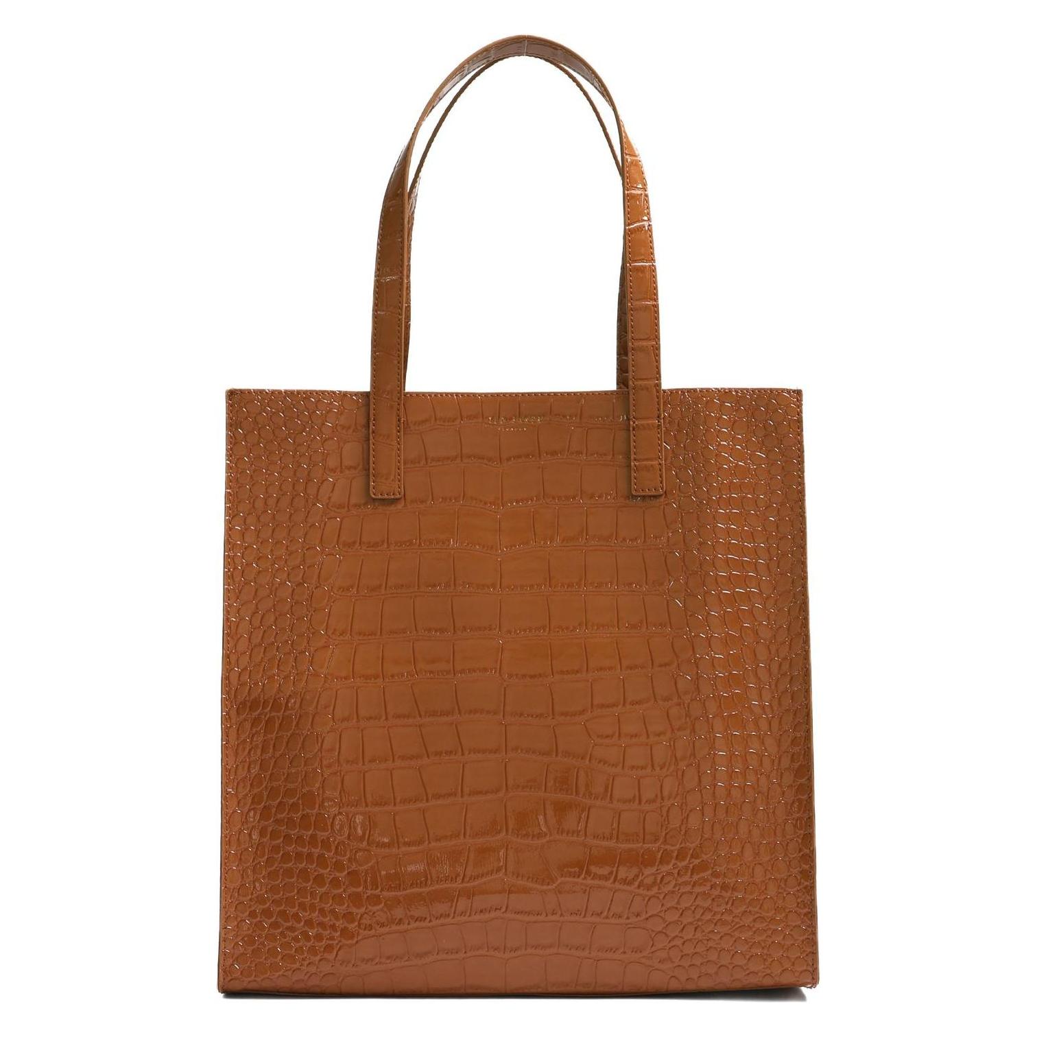 Ted Baker, Damen, Handtasche, Wenella Croc Effect Icon Bag, Braun
