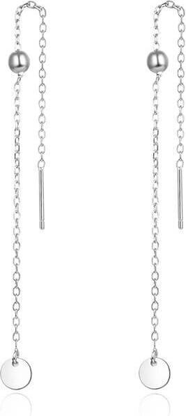 Produktbild Beneto Long silver earrings AGUV1985