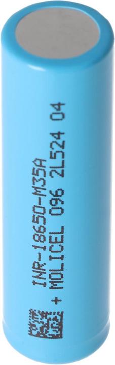 Actual product image Molicel Battery INR18650-M35A 3500mAh 10A unprotected, flat rate (18650, 3500 mAh)