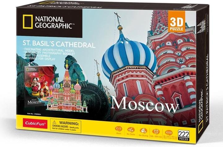 Produktbild Cubicfun Basil’s Cathedral 3D-Puzzle (e) Gebäude (222 Teile)