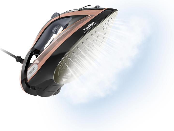 Image du produit Tefal Ultimate Pure FV9845 Fer à repasser à sec & vapeur Durilium Plaque autonettoyante, cuivre (3200 W, 260 g/min)
