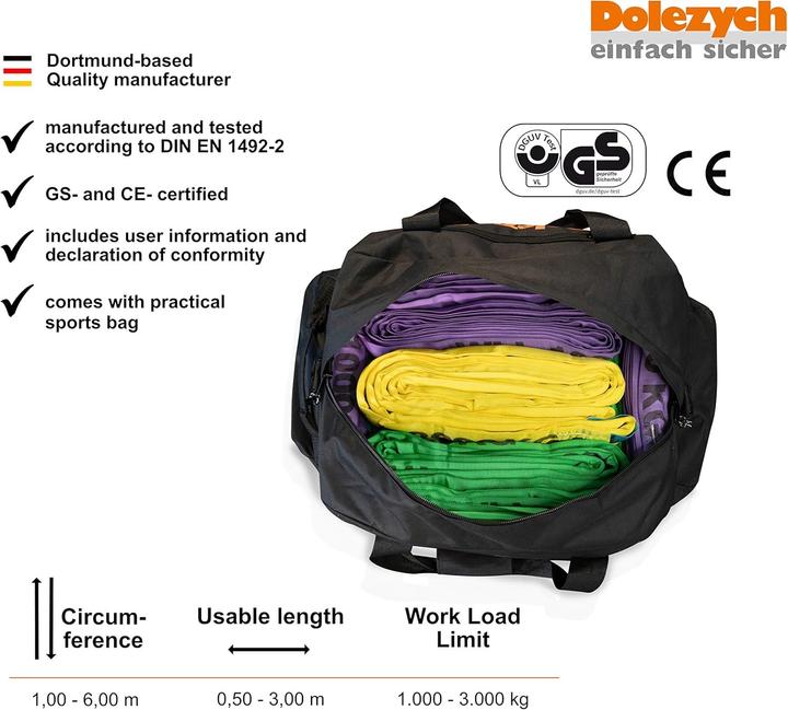 Image du produit Dolezych Kit d'élingues rondes
