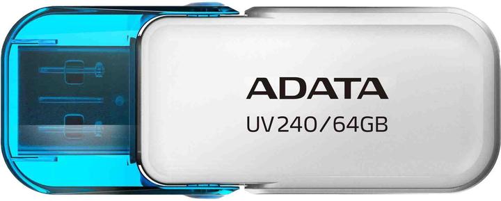 Image du produit Adata Clé USB UV240 64 Go, blanche (64 Go, USB-A)