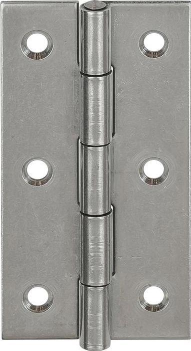 Image du produit Vormann Charnière hauteur 40 mm largeur 26 mm épaisseur 0,9 mm acier inoxydable roulé, étroit