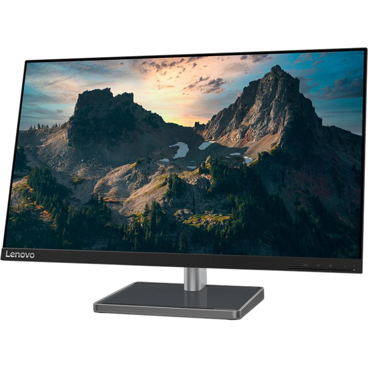 Lenovo L27q-38 (2560 x 1440 Pixel, 27"), Monitor, Schwarz